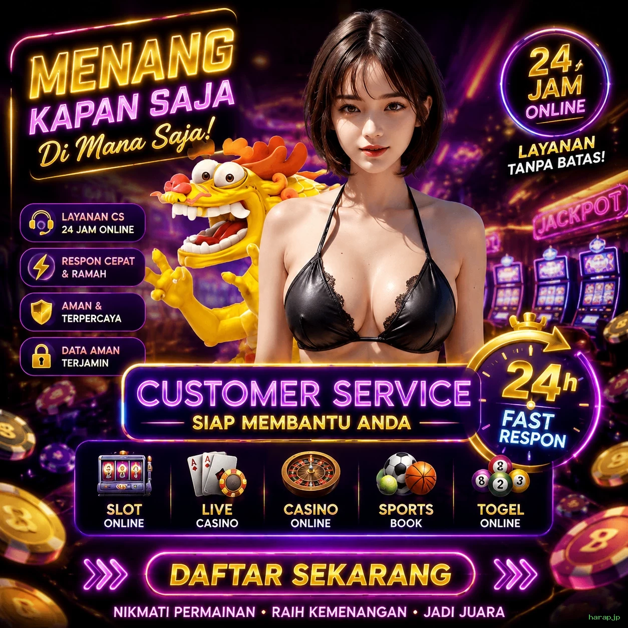 Mengulas Keunggulan Permainan di Situs harapjp